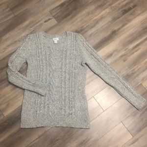 Long sleeve old navy grey and multi colour sweater